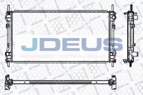 Jdeus RA0121020 - Radiator, engine cooling autospares.lv