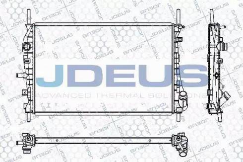 Jdeus RA0121130 - Radiator, engine cooling autospares.lv