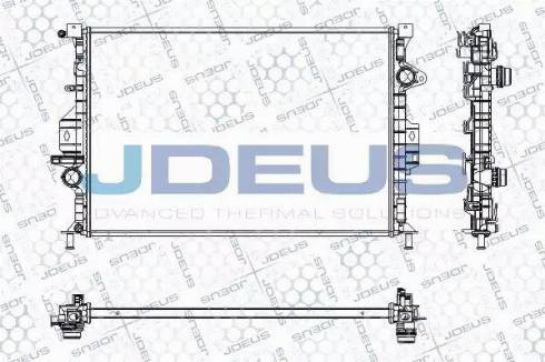 Jdeus RA0121200 - Radiator, engine cooling autospares.lv