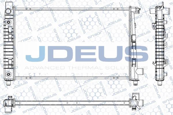 Jdeus RA0170900 - Radiator, engine cooling autospares.lv