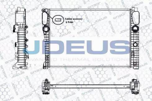 Jdeus RA0170980 - Radiator, engine cooling autospares.lv