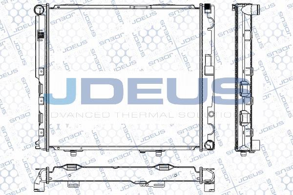 Jdeus RA0170490 - Radiator, engine cooling autospares.lv