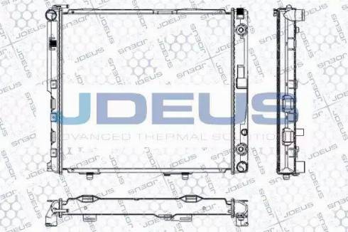 Jdeus RA0170460 - Radiator, engine cooling autospares.lv