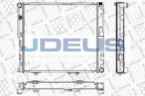 Jdeus RA0170410 - Radiator, engine cooling autospares.lv