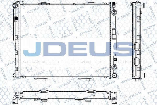 Jdeus RA0170430 - Radiator, engine cooling autospares.lv