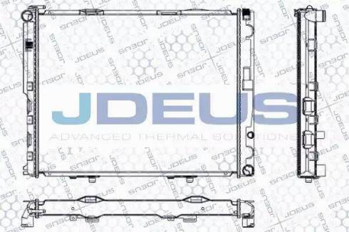 Jdeus RA0170420 - Radiator, engine cooling autospares.lv