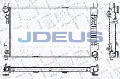 Jdeus RA0170560 - Radiator, engine cooling autospares.lv