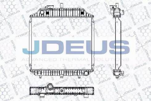 Jdeus RA0170511 - Radiator, engine cooling autospares.lv