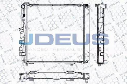 Jdeus RA0170530 - Radiator, engine cooling autospares.lv