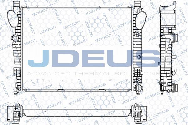 Jdeus RA0170690 - Radiator, engine cooling autospares.lv