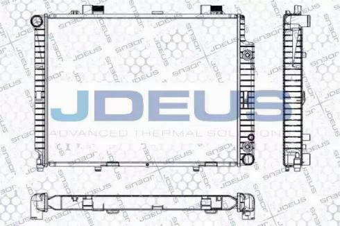 Jdeus RA0170650 - Radiator, engine cooling autospares.lv