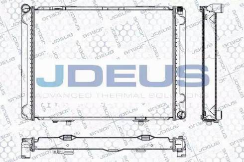 Jdeus RA0170610 - Radiator, engine cooling autospares.lv