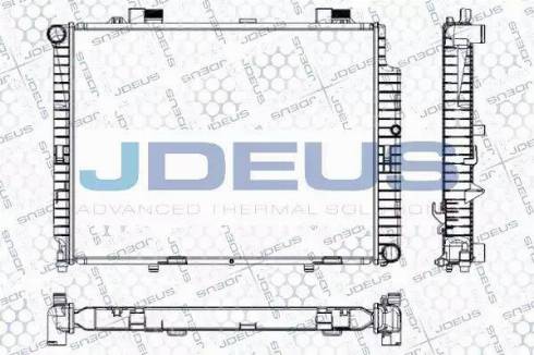 Jdeus RA0170620 - Radiator, engine cooling autospares.lv