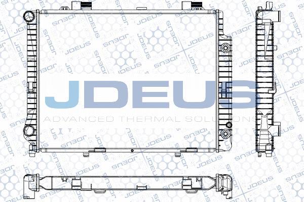 Jdeus RA0170670 - Radiator, engine cooling autospares.lv