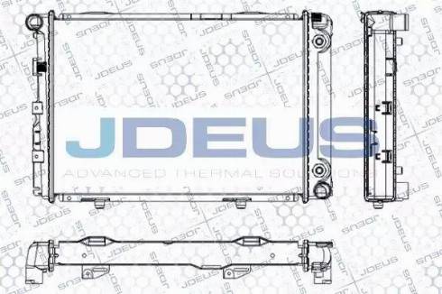 Jdeus RA0170090 - Radiator, engine cooling autospares.lv