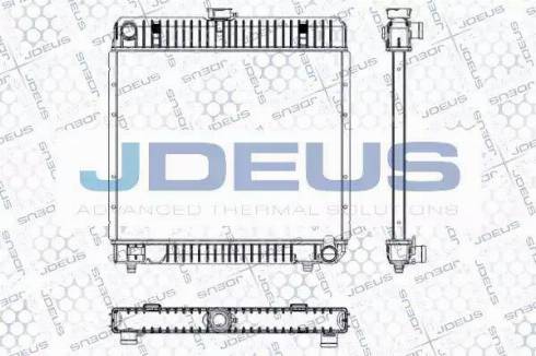 Jdeus RA0170041 - Radiator, engine cooling autospares.lv