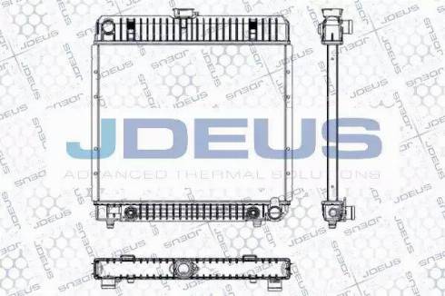 Jdeus RA0170051 - Radiator, engine cooling autospares.lv