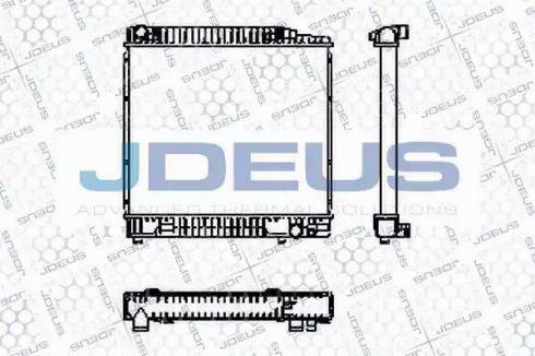 Jdeus RA0170060 - Radiator, engine cooling autospares.lv