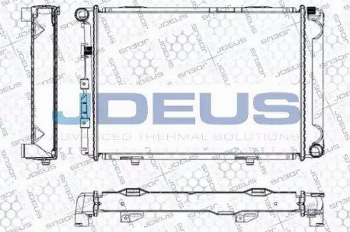 Jdeus RA0170080 - Radiator, engine cooling autospares.lv