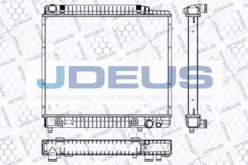 Jdeus RA0170070 - Radiator, engine cooling autospares.lv