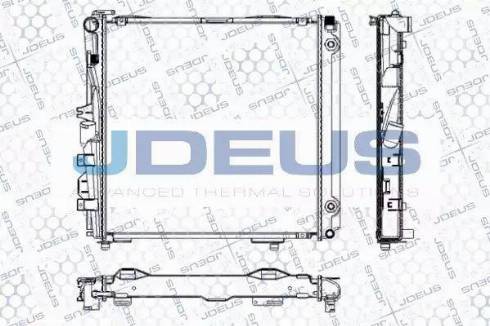 Jdeus RA0170190 - Radiator, engine cooling autospares.lv