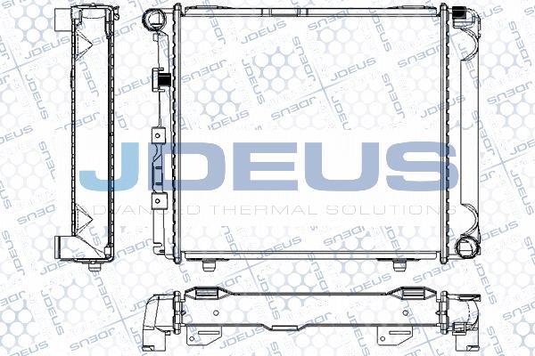 Jdeus RA0170150 - Radiator, engine cooling autospares.lv