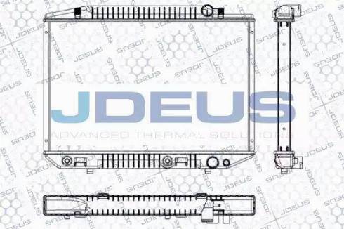 Jdeus RA0170100 - Radiator, engine cooling autospares.lv