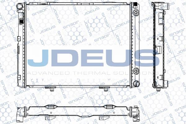 Jdeus RA0170110 - Radiator, engine cooling autospares.lv