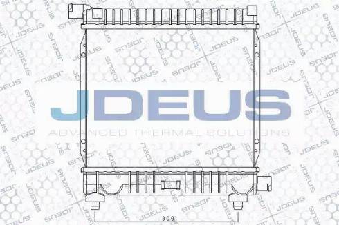 Jdeus RA0170130 - Radiator, engine cooling autospares.lv