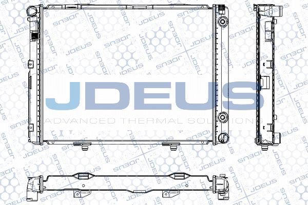 Jdeus RA0170120 - Radiator, engine cooling autospares.lv