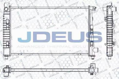 Jdeus RA0170850 - Radiator, engine cooling autospares.lv