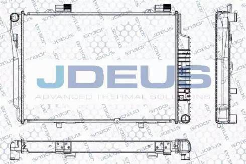 Jdeus RA0170360 - Radiator, engine cooling autospares.lv