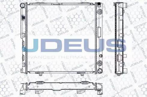 Jdeus RA0170330 - Radiator, engine cooling autospares.lv