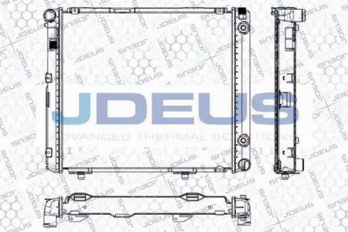 Jdeus RA0170290 - Radiator, engine cooling autospares.lv