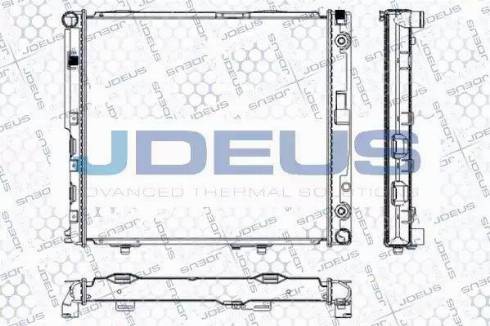 Jdeus RA0170240 - Radiator, engine cooling autospares.lv