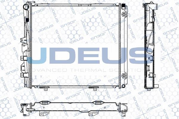 Jdeus RA0170200 - Radiator, engine cooling autospares.lv