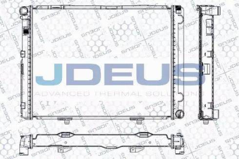 Jdeus RA0170220 - Radiator, engine cooling autospares.lv