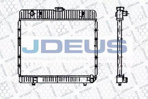 Jdeus RA0170270 - Radiator, engine cooling autospares.lv