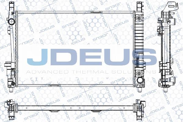 Jdeus RA0170760 - Radiator, engine cooling autospares.lv