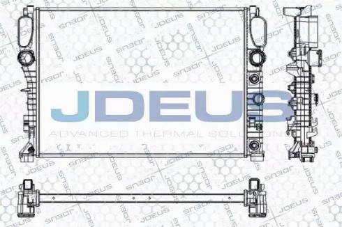 Jdeus RA0170730 - Radiator, engine cooling autospares.lv