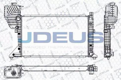 Jdeus RA0171020 - Radiator, engine cooling autospares.lv