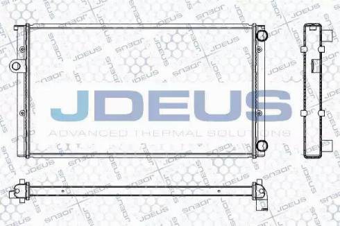 Jdeus RA0300451 - Radiator, engine cooling autospares.lv