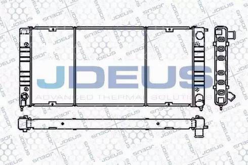 Jdeus RA0300041 - Radiator, engine cooling autospares.lv