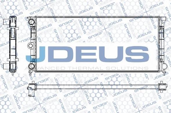 Jdeus RA0300161 - Radiator, engine cooling autospares.lv