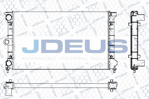 Jdeus RA0300111 - Radiator, engine cooling autospares.lv