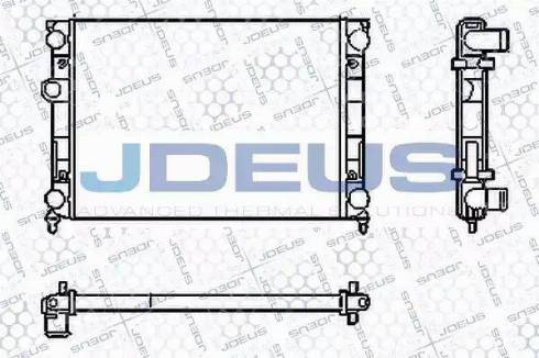 Jdeus RA0300380 - Radiator, engine cooling autospares.lv