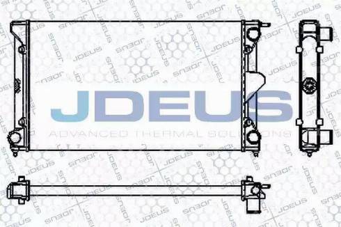 Jdeus RA0300291 - Radiator, engine cooling autospares.lv