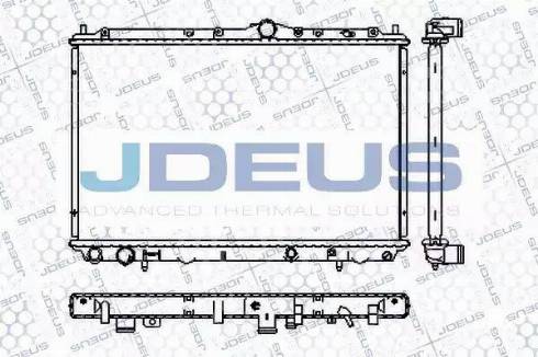 Jdeus RA0310491 - Radiator, engine cooling autospares.lv