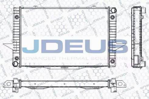 Jdeus RA0310480 - Radiator, engine cooling autospares.lv