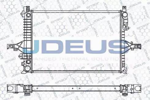 Jdeus RA0310540 - Radiator, engine cooling autospares.lv